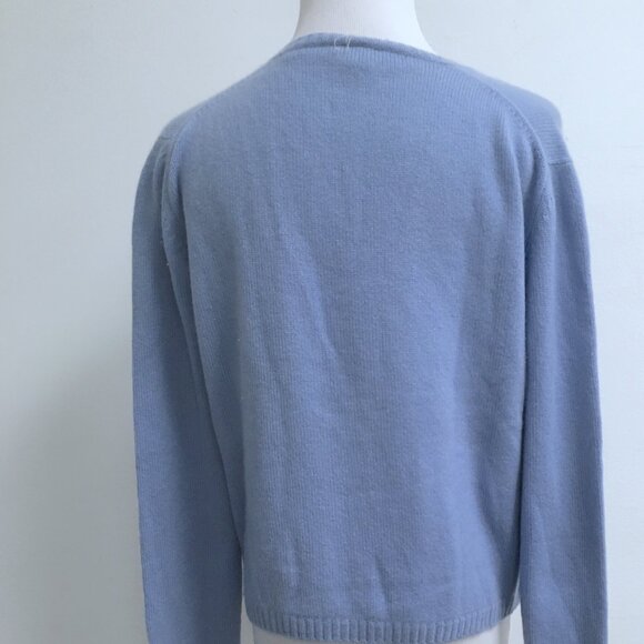 Malo Cashmere Sweater v neck i44 made in Italy - Picture 5 of 7
